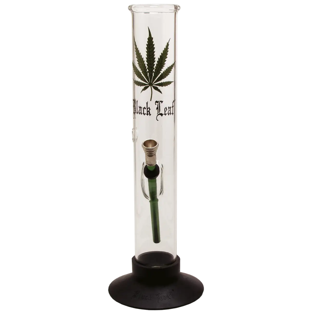 Gerade Glas-Wasserpfeife von Black Leaf aus Borosilikatglas