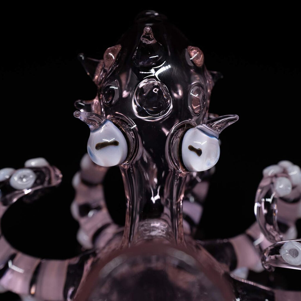 Black Leaf Glas-Wasserpfeife Oktopus I in Pink mit Farbverlauf