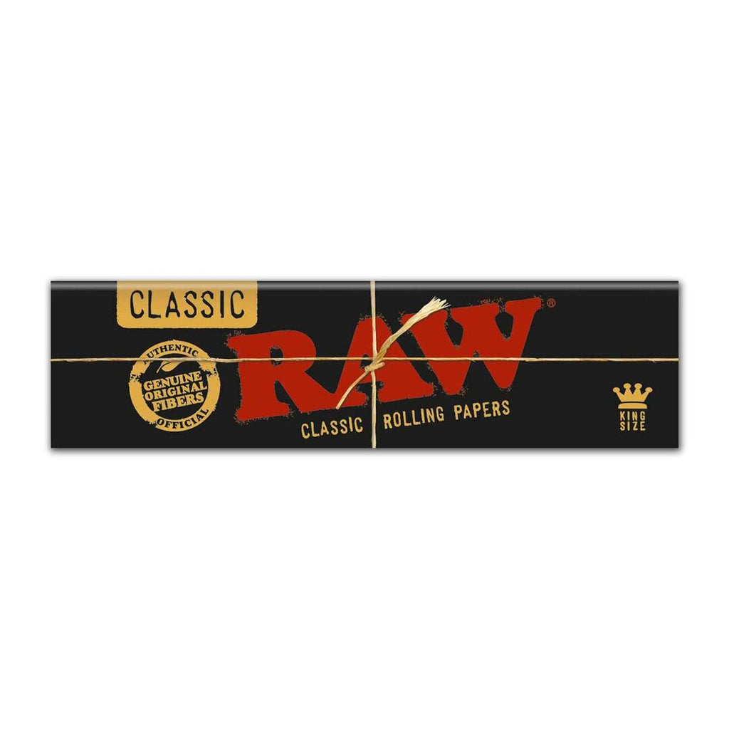 RAW BLACK King Size Longpapers in der Packung mit 50 Heften