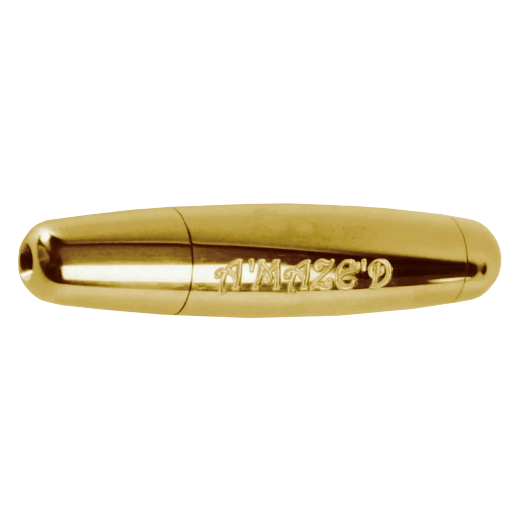 RED-EYE Amazed Metallpfeife aus goldenem Aluminium