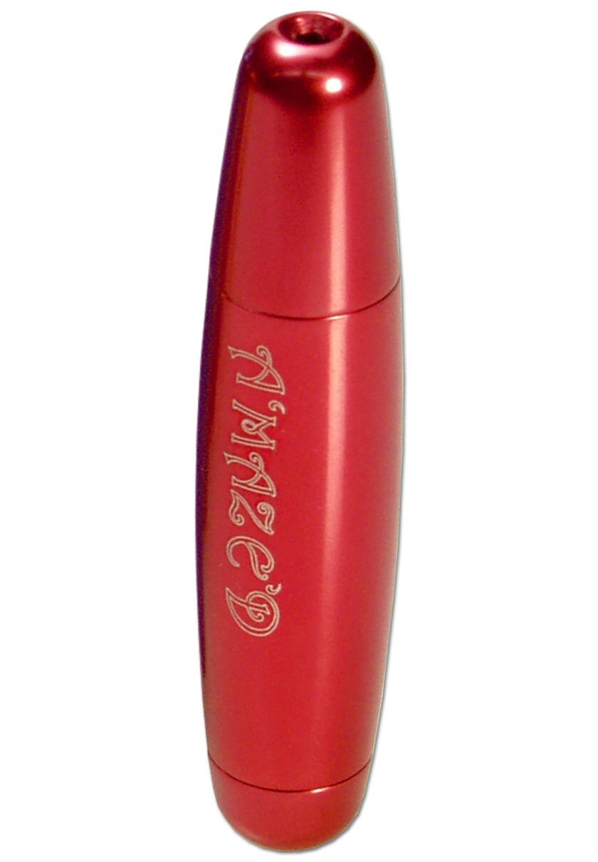 RED-EYE Amazed Metallpfeife aus rotem Aluminium