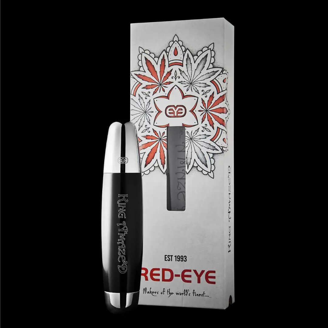 RED-EYE King Amazed XXXL Handpfeife aus Aluminium mit Chrom-Mundstück