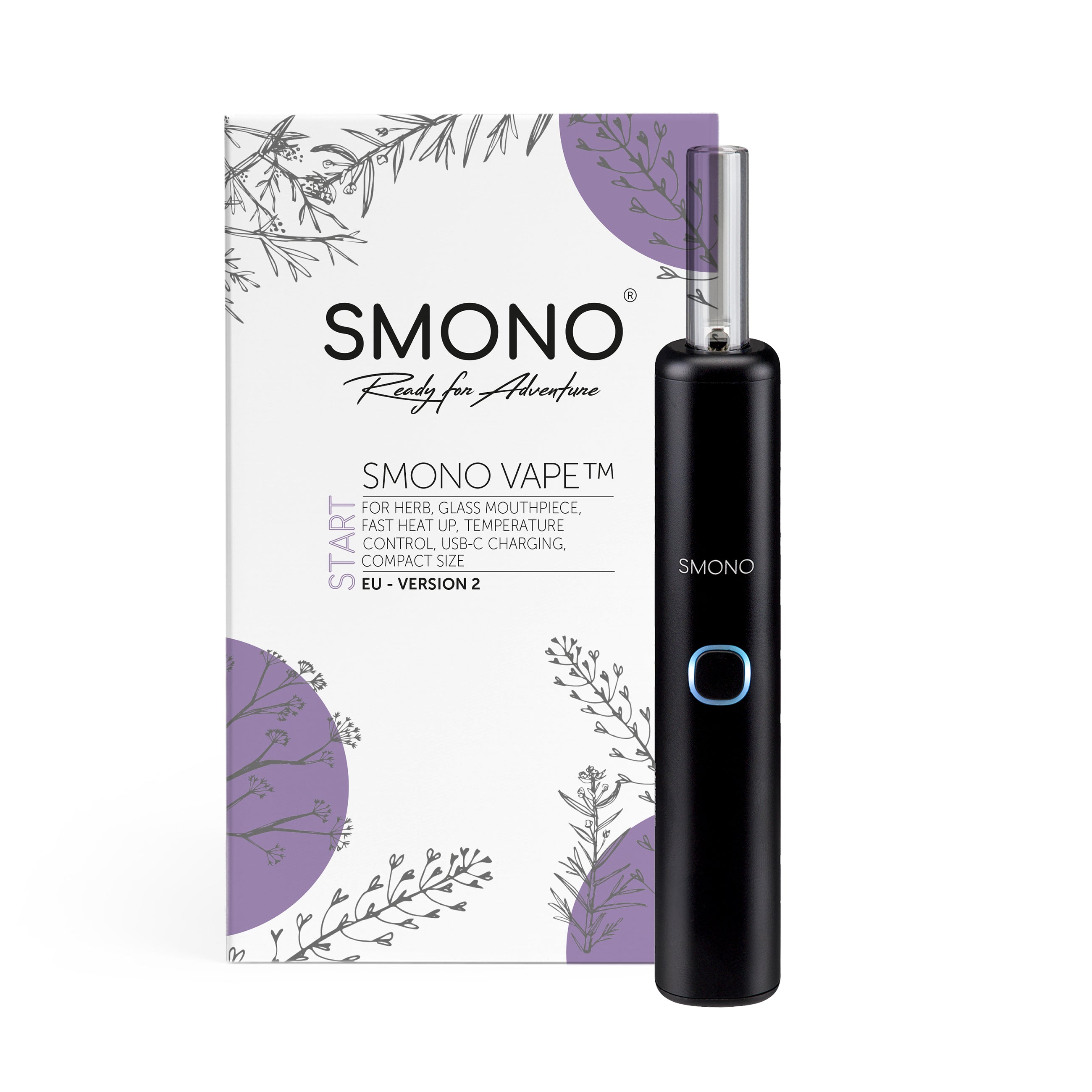 Smono Start Vaporizer Schwarz – Produktansicht