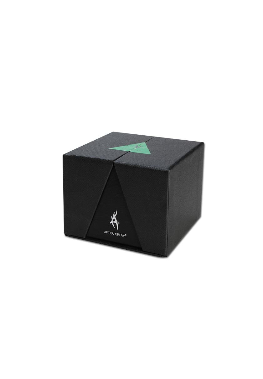 Thorinder Alu-Kräutermühle in Schwarz mit grünem Print