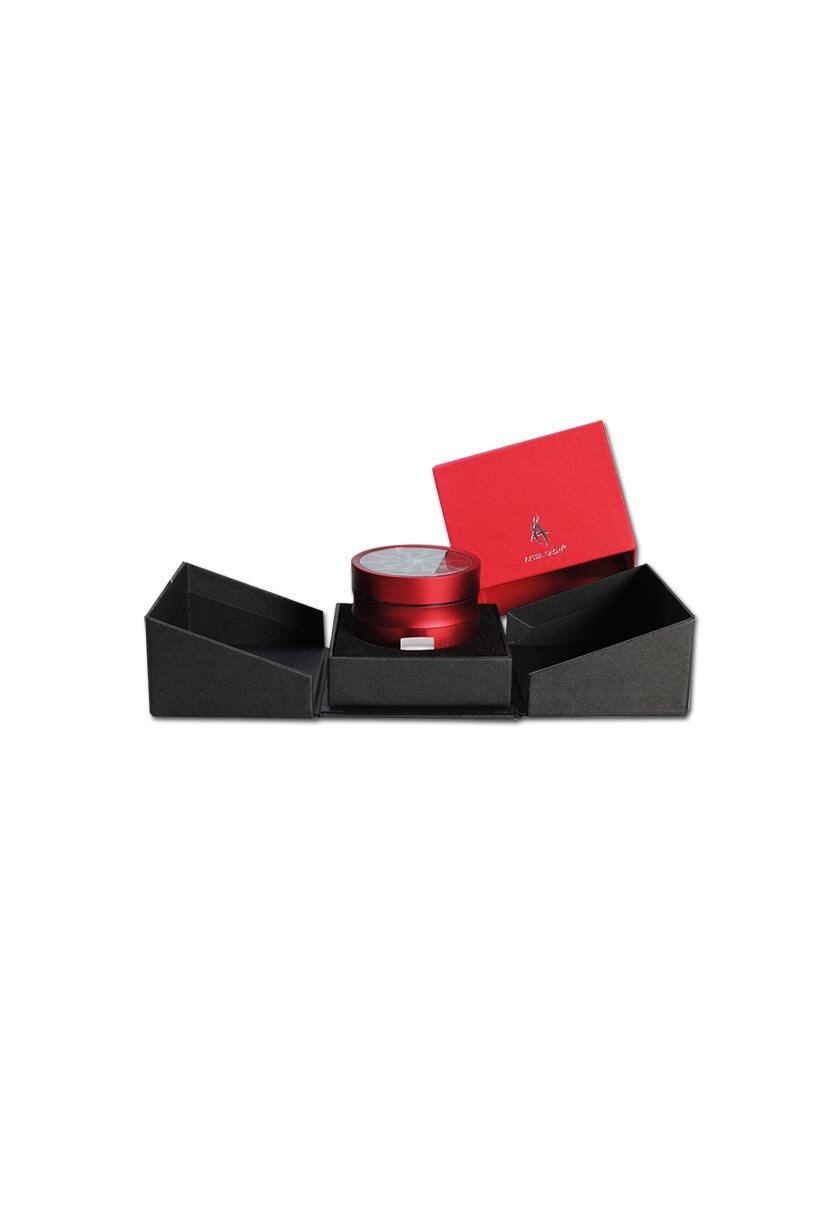 Thorinder Alu-Kräutermühle Limited Edition in Rot und Grün