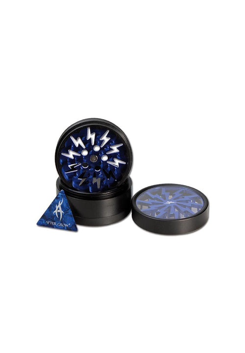 Thorinder Mini Kräutermühle aus Aluminium in Blau, vierteilig, 42 mm hoch