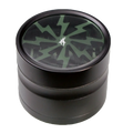 Thorinder Mini Kräutermühle aus Aluminium in Grün, vierteilig, 42 mm hoch