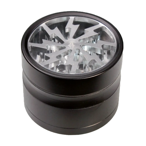 Thorinder Mini Kräutermühle aus Aluminium in Silber, vierteilig, 42 mm hoch