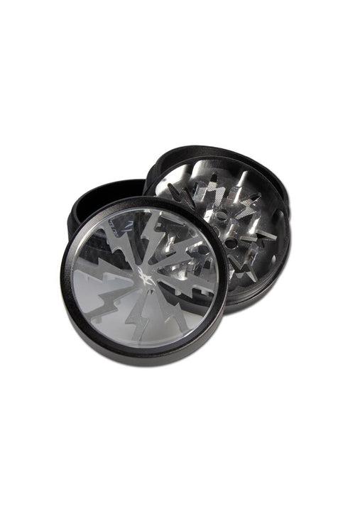 Thorinder Mini Kräutermühle aus Aluminium in Silber, vierteilig, 42 mm hoch