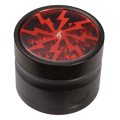Thorinder Mini Kräutermühle aus Aluminium in Orange, vierteilig, 42 mm hoch