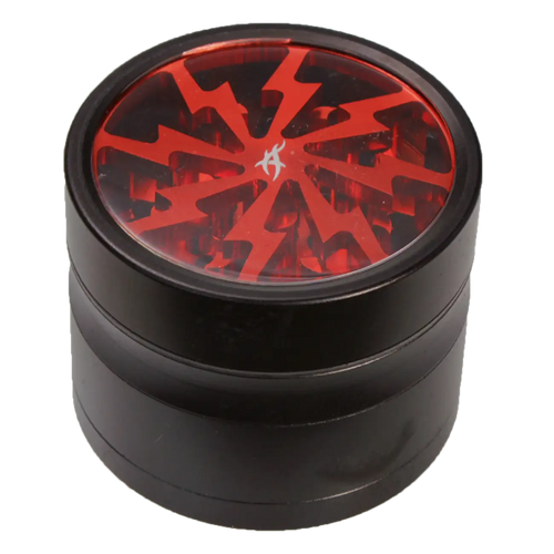 Thorinder Mini Kräutermühle aus Aluminium in Orange, vierteilig, 42 mm hoch