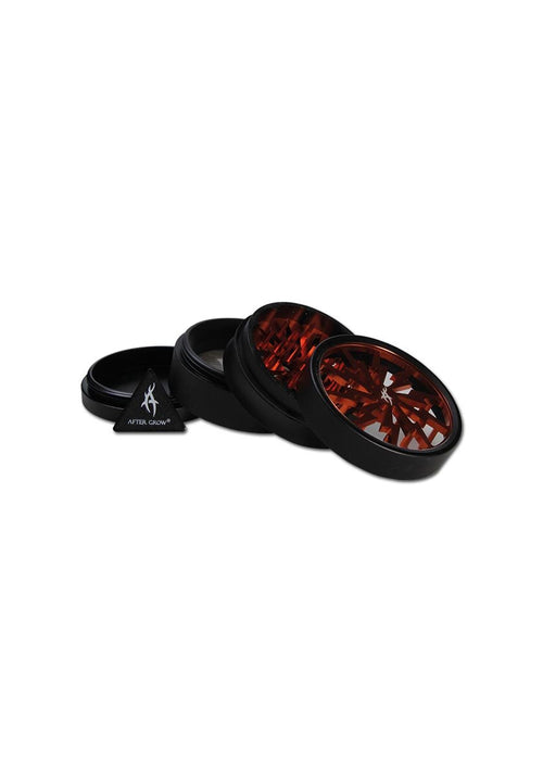 Thorinder Mini Kräutermühle aus Aluminium in Orange, vierteilig, 42 mm hoch