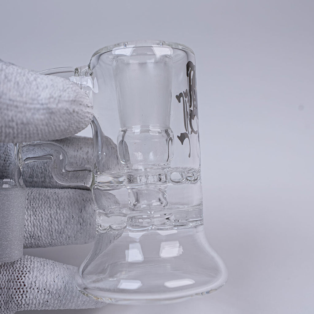 Black Leaf Vorkühler aus Borosilikatglas mit Doppel-Perkolator