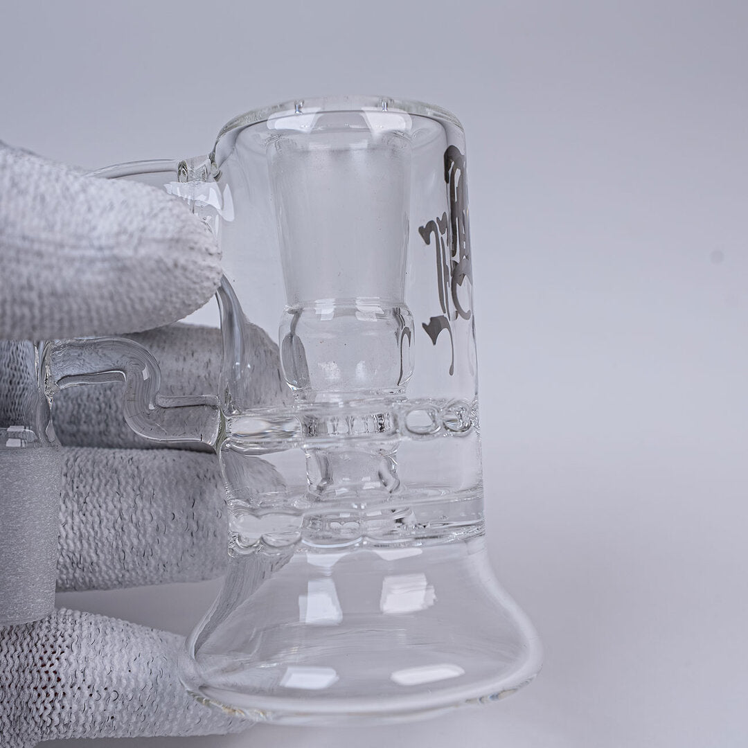 Black Leaf Vorkühler aus Borosilikatglas mit Doppel-Perkolator