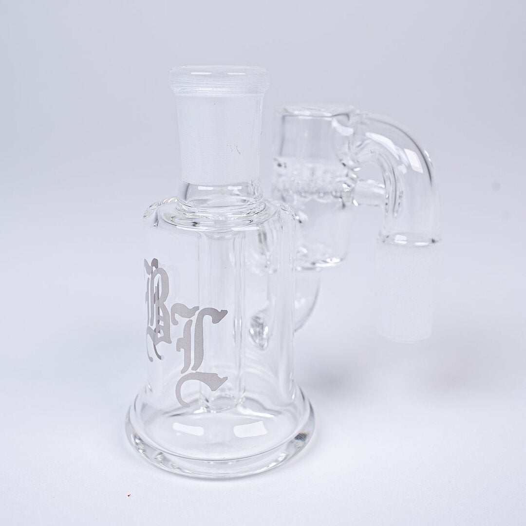 Black Leaf Vorkühler aus Borosilikatglas mit Wabenscheibe und NS 14